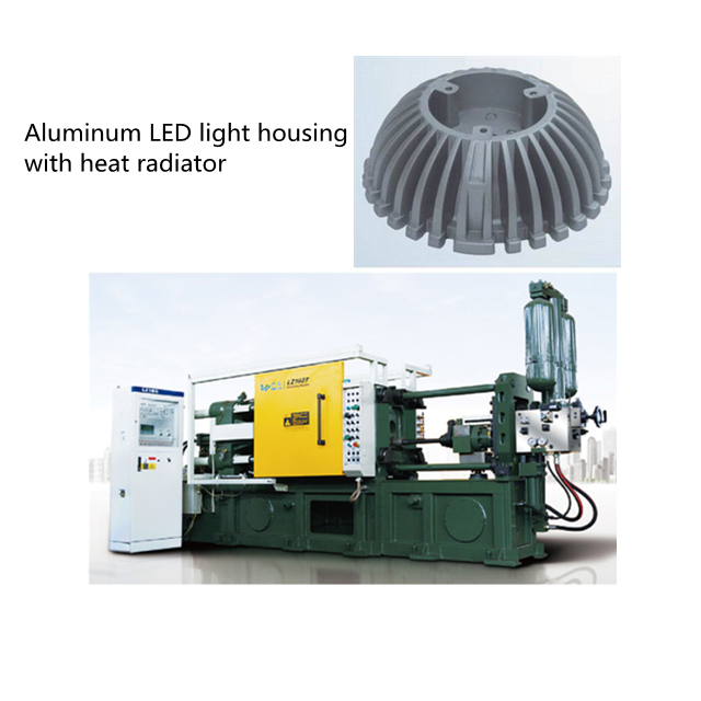 Die Casting Machine Used for Aluminum Alloy, Zinc/ZAMAK Alloy Lamp or Light Spare Parts making