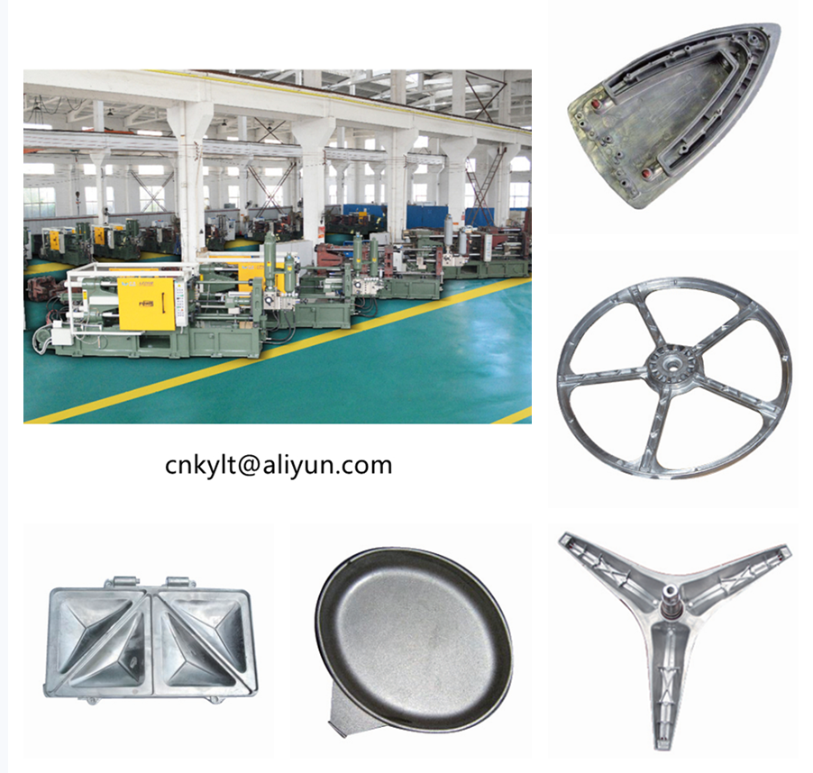 Aluminum, ZAMAK Zinc alloy die casting parts for kitchenware and household appliances