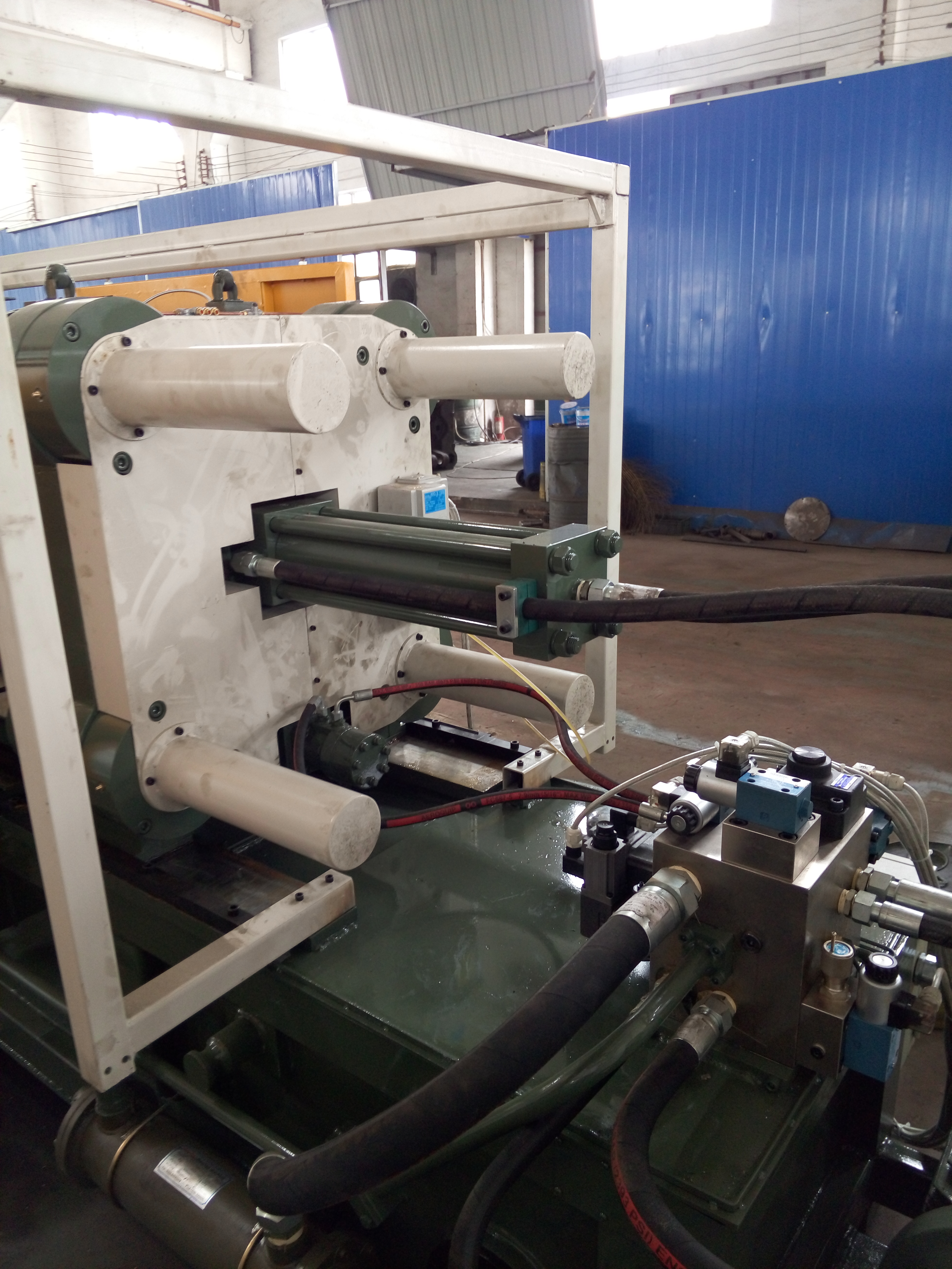 aluminum die casting machine mold adjusting system by gear 